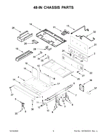 04 - 48-In Chassis Parts parts for Whirlpool Range JGRP648HL05 from AppliancePartsPros.com