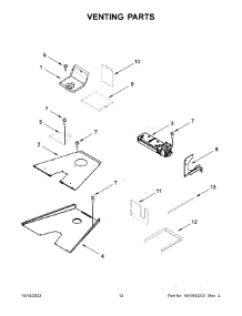 07 - Venting Parts parts for Whirlpool Range JGRP648HL05 from AppliancePartsPros.com