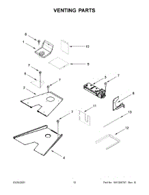 06 - 18" Oven Parts parts for Whirlpool Range JGRP748HL00 from AppliancePartsPros.com