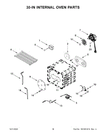 10 - 30-In Internal Oven Parts parts for Whirlpool Range JGRP748HL05 from AppliancePartsPros.com