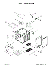 05 - 30-In Oven Parts parts for Whirlpool Range JGRP748HL05 from AppliancePartsPros.com
