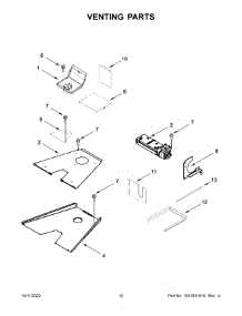 07 - Venting Parts parts for Whirlpool Range JGRP748HL05 from AppliancePartsPros.com