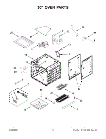 05 - 30" Oven Parts parts for Whirlpool Range JGRP748HM00 from AppliancePartsPros.com