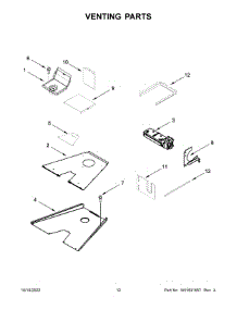 07 - Venting Parts parts for Whirlpool Range JGRP748HM05 from AppliancePartsPros.com