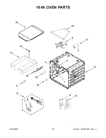 06 - 18-In Oven Parts parts for Whirlpool Range JGRP748HM05 from AppliancePartsPros.com