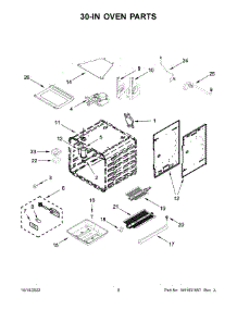 05 - 30-In Oven Parts parts for Whirlpool Range JGRP748HM05 from AppliancePartsPros.com
