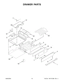 06 - Drawer Parts parts for Whirlpool Range JGS1450ML1 from AppliancePartsPros.com