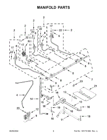 04 - Manifold Parts parts for Whirlpool Range JGS1450ML1 from AppliancePartsPros.com