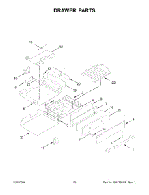 06 - Drawer Parts parts for Whirlpool Range JGS1450ML2 from AppliancePartsPros.com