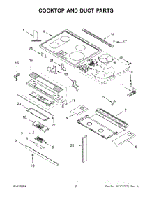 Cooktop And Duct Parts parts for Whirlpool Range JIS1450ML1 from AppliancePartsPros.com