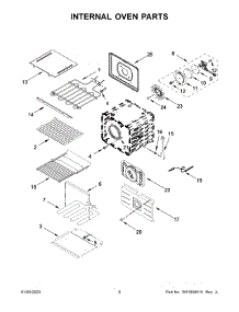 05 - Internal Oven Parts parts for Whirlpool Wall Oven JJW2427LL01 from AppliancePartsPros.com