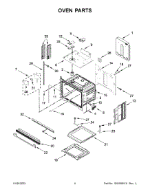 03 - Oven Parts parts for Whirlpool Wall Oven JJW2427LL01 from AppliancePartsPros.com