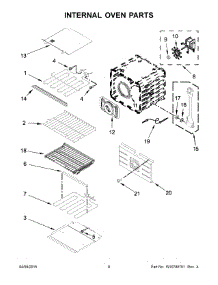 05 - Internal Oven Parts parts for Whirlpool Wall Oven JJW2430DB00 from AppliancePartsPros.com