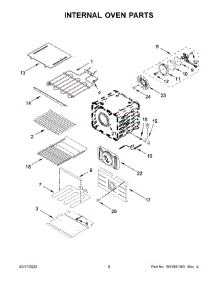 05 - Internal Oven Parts parts for Whirlpool Wall Oven JJW2430LM00 from AppliancePartsPros.com