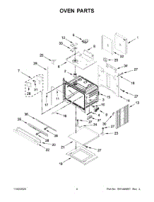 03 - Oven Parts parts for Whirlpool Wall Oven JJW2827IM01 from AppliancePartsPros.com