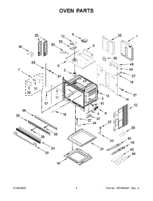 03 - Oven Parts parts for Whirlpool Wall Oven JJW2827LL01 from AppliancePartsPros.com