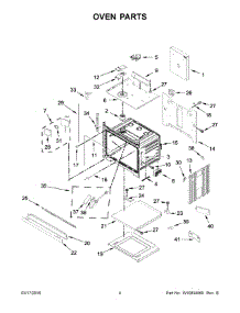 03 - Oven Parts parts for Whirlpool Wall Oven JJW3430DB01 from AppliancePartsPros.com