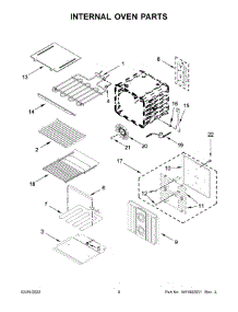 05 - Internal Oven Parts parts for Whirlpool Wall Oven JJW3430LL00 from AppliancePartsPros.com