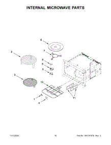 06 - Internal Microwave Parts parts for Whirlpool Microwave JMC2427LM01 from AppliancePartsPros.com