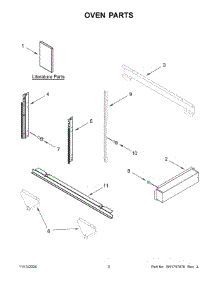 02 - Oven Parts parts for Whirlpool Microwave JMC2427LM01 from AppliancePartsPros.com