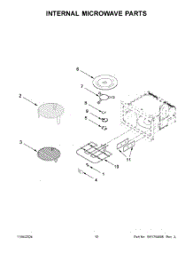 06 - Internal Microwave Parts parts for Whirlpool Microwave JMC2430LL01 from AppliancePartsPros.com