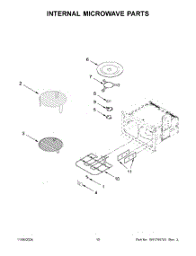 06 - Internal Microwave Parts parts for Whirlpool Microwave JMC2430LM01 from AppliancePartsPros.com