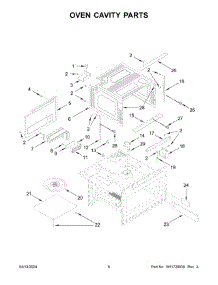 04 - Oven Cavity Parts parts for Whirlpool Range JMDFS24HM02 from AppliancePartsPros.com