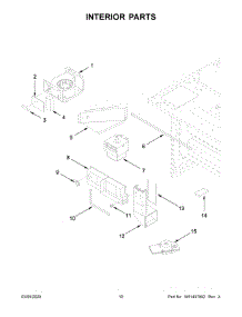 06 - Interior Parts parts for Whirlpool Microwave JMDFS24JL00 from AppliancePartsPros.com