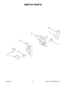 03 - Control Panel Parts parts for Whirlpool Range JMDFS30HL01 from AppliancePartsPros.com