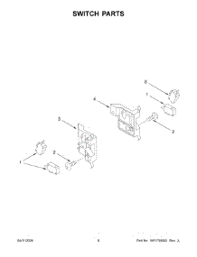 05 - Switch Parts parts for Whirlpool Range JMDFS30HL02 from AppliancePartsPros.com