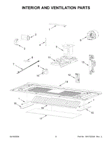 04 - Interior And Ventilation Parts parts for Whirlpool Microwave JMHF730RBL00 from AppliancePartsPros.com