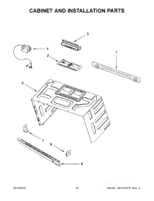 03 - Door Parts parts for Whirlpool Microwave JMV8208CS1 from AppliancePartsPros.com