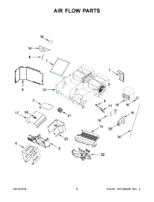 03 - Door Parts parts for Whirlpool Microwave JMV9196CS6 from AppliancePartsPros.com