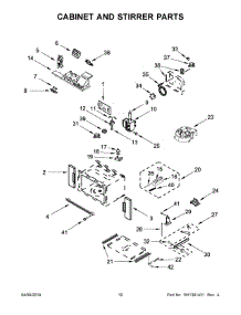 06 - Cabinet And Stirrer Parts parts for Whirlpool Microwave JMW2427IM01 from AppliancePartsPros.com
