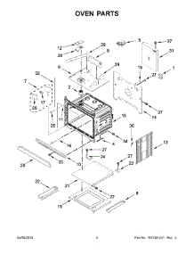 03 - Oven Parts parts for Whirlpool Microwave JMW2427IM01 from AppliancePartsPros.com