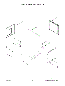 09 - Microwave Door Parts parts for Whirlpool Microwave JMW2427IM01 from AppliancePartsPros.com