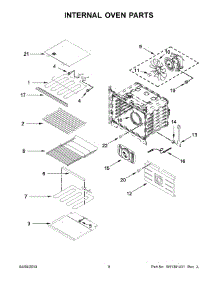 05 - Internal Oven Parts parts for Whirlpool Microwave JMW2427IM01 from AppliancePartsPros.com