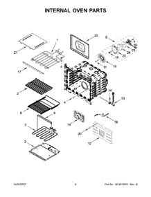 05 - Internal Oven Parts parts for Whirlpool Microwave JMW2427LL00 from AppliancePartsPros.com