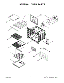 05 - Internal Oven Parts parts for Whirlpool Microwave JMW2427LL02 from AppliancePartsPros.com