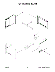 08 - Top Venting Parts parts for Whirlpool Microwave JMW2427LL02 from AppliancePartsPros.com