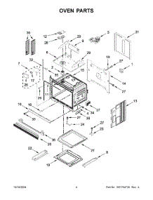 03 - Oven Parts parts for Whirlpool Microwave JMW2427LL03 from AppliancePartsPros.com
