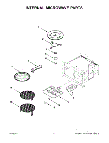 07 - Internal Microwave Parts parts for Whirlpool Microwave JMW2427LM00 from AppliancePartsPros.com