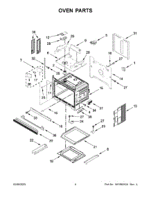 03 - Oven Parts parts for Whirlpool Microwave JMW2427LM02 from AppliancePartsPros.com