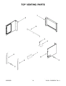 08 - Top Venting Parts parts for Whirlpool Microwave JMW2427LM02 from AppliancePartsPros.com