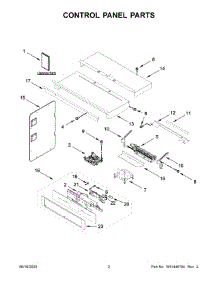 04 - Oven Door Parts parts for Whirlpool Microwave JMW2430IL03 from AppliancePartsPros.com