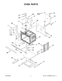 08 - Top Venting Parts parts for Whirlpool Microwave JMW2430IL03 from AppliancePartsPros.com