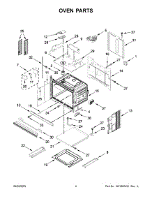 03 - Oven Parts parts for Whirlpool Microwave JMW2430LL03 from AppliancePartsPros.com