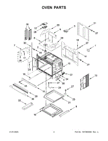 03 - Oven Parts parts for Whirlpool Microwave JMW2430LM02 from AppliancePartsPros.com