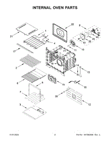 05 - Internal Oven Parts parts for Whirlpool Microwave JMW2430LM02 from AppliancePartsPros.com