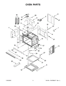 03 - Oven Parts parts for Whirlpool Microwave JMW2430LM03 from AppliancePartsPros.com